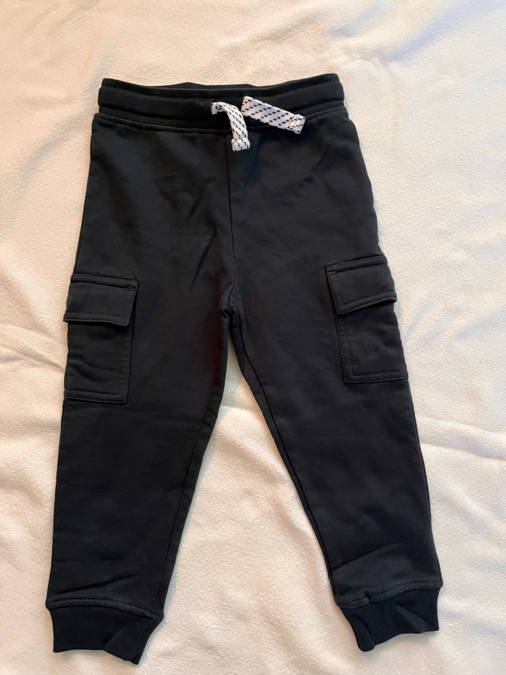Tommy Bahama Black Cargo Jogger Pants with Patch Pockets